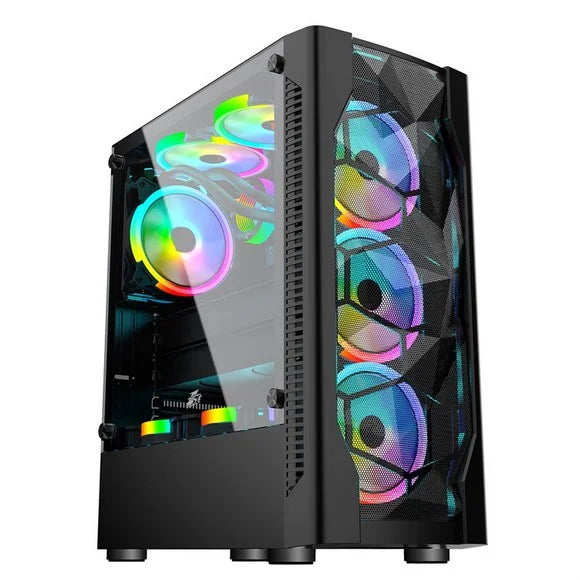 1st player DX4 series (Black) with 4 Fans ATX Gaming Case(free shipping)