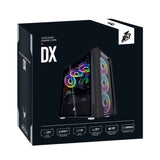 1st player DX (Silver) With 4 Fans 230mm Wide Body E-ATX Support Gaming Case