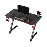 1st Player AZ1-1260 3D Carbon Fiber Patterned Gaming Desk